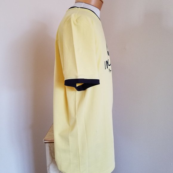 NWT Men's Impulso Yachting Club Yellow T-shirt Shirt Size 58/3XL - Picture 4 of 13